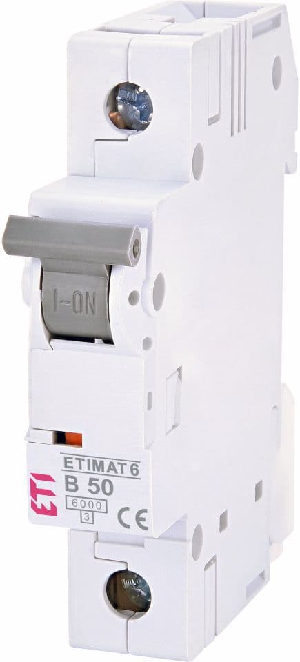 Miniature circuit breaker, ETIMAT 6 1p B50